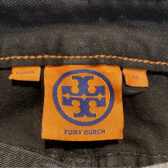 TORY BURCH Sz 32 Super Skinny Zipper at Hem Snap Back Pockets  Jeggings Pants - Picture 10 of 13